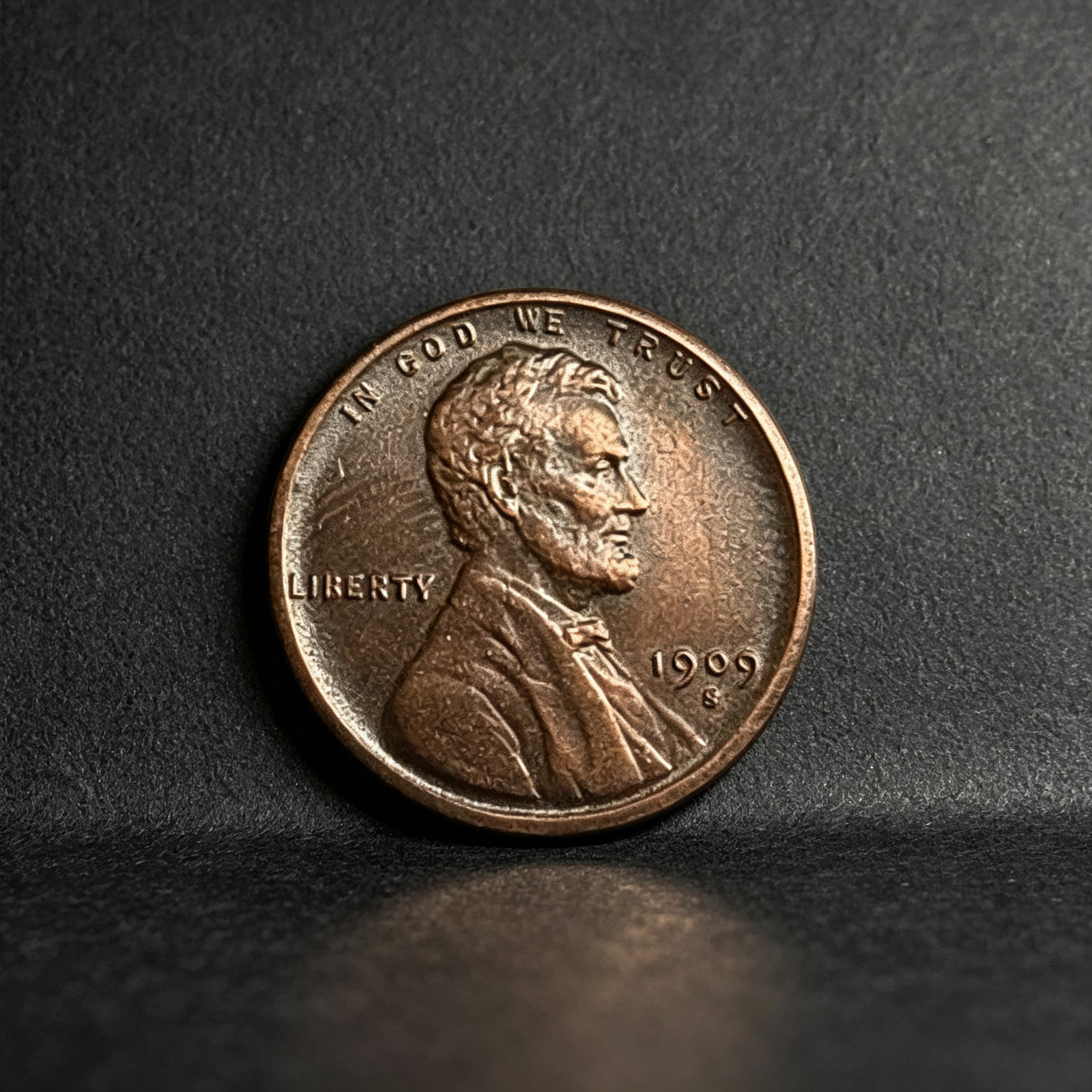 --1909-S Lincoln Wheat Cent Penny Rare Sought As shown in the figure--