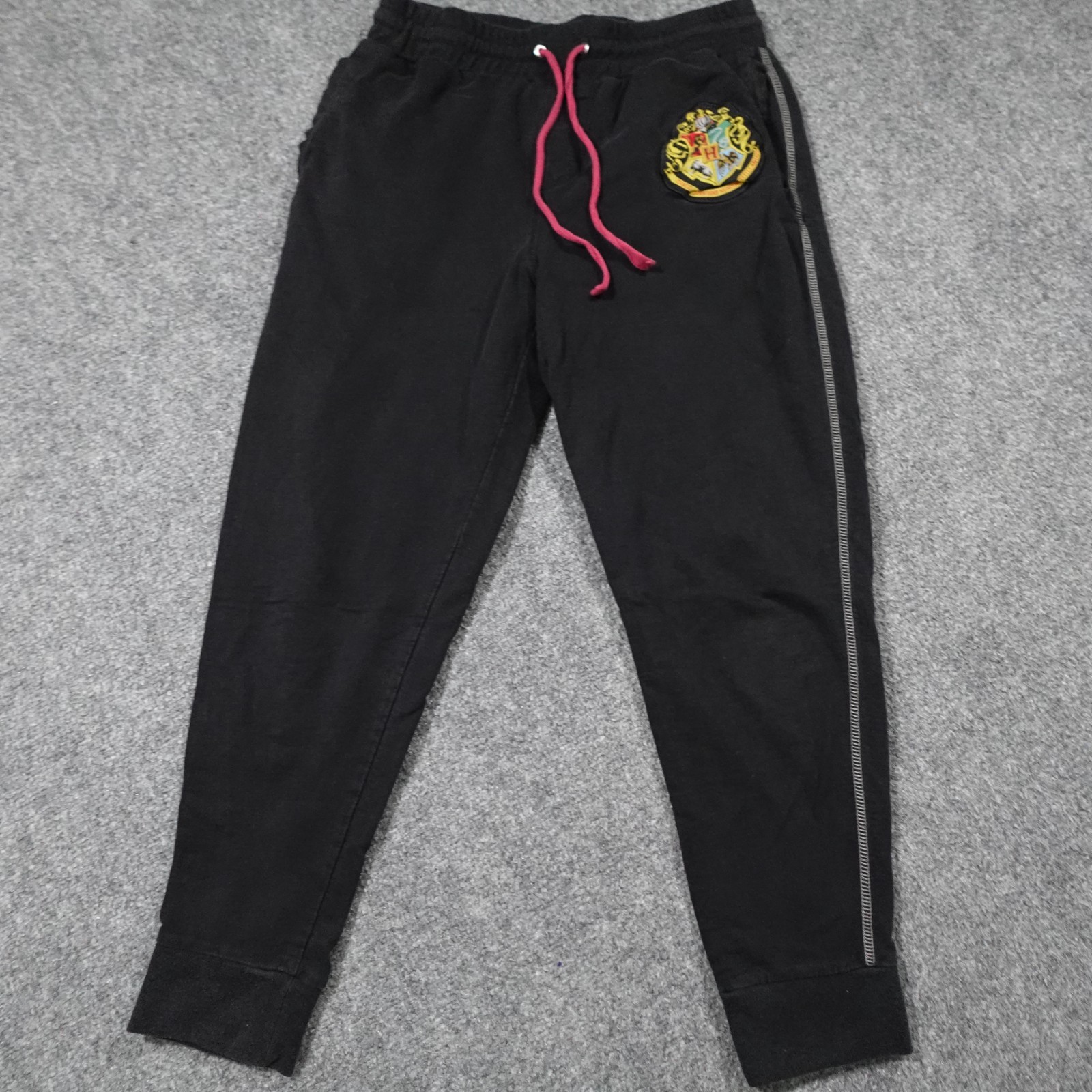 Harry Potter Joggers Sweatpants Men S Black Hogwarts School Crest Universal 1059