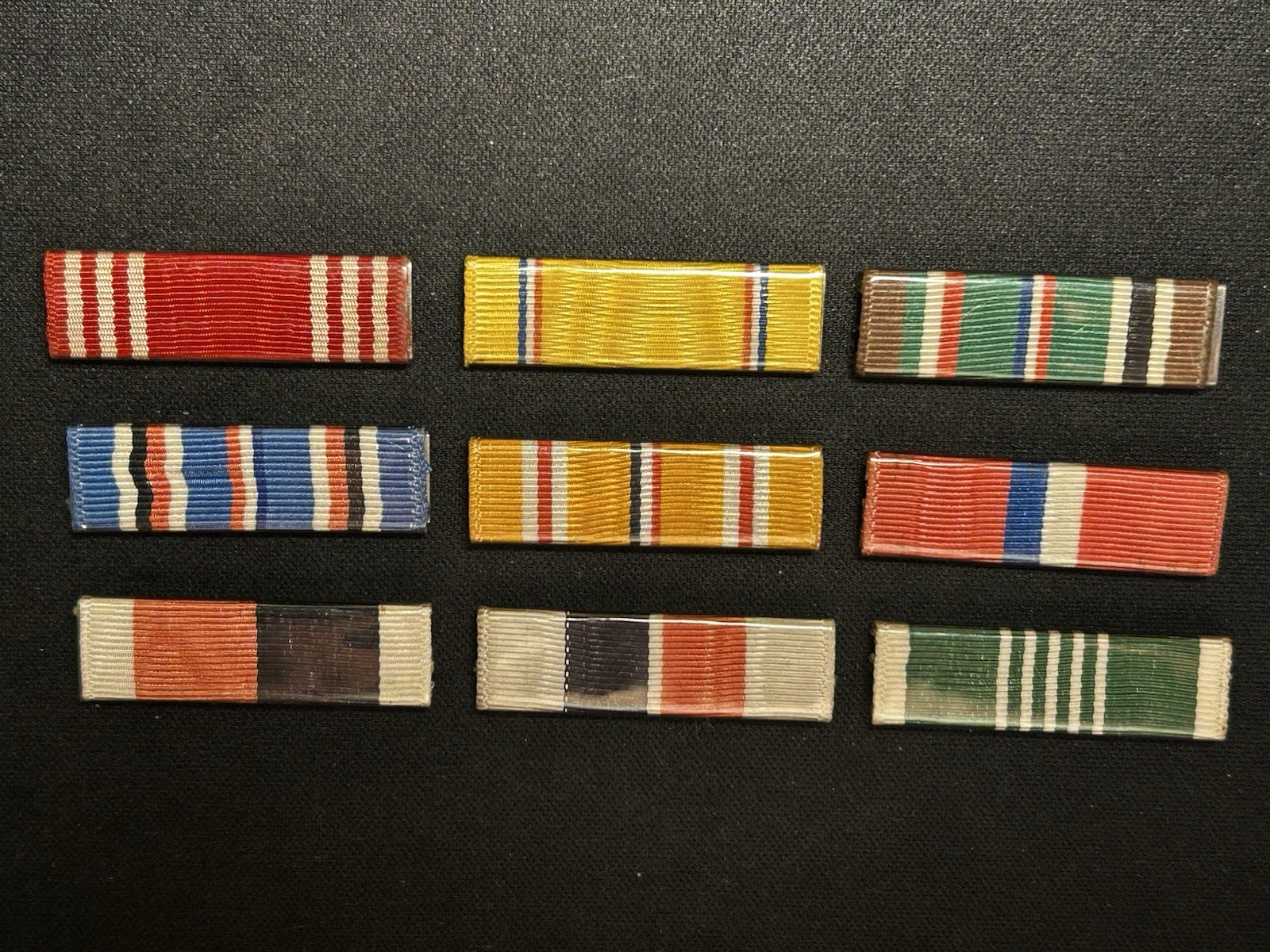 One WW2 Slide On Ribbon Bar Plastic Coated (READ) One WW2 Slide On Ribbon Bar Plastic Coated (READ)
