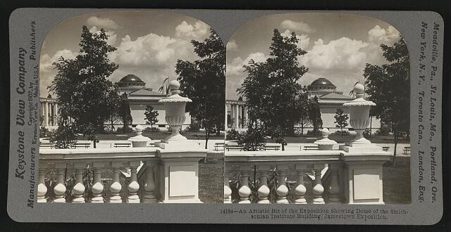 Jamestown Exposition Smithsonian Institute Dome 1907 Keystone View Co. Stereo