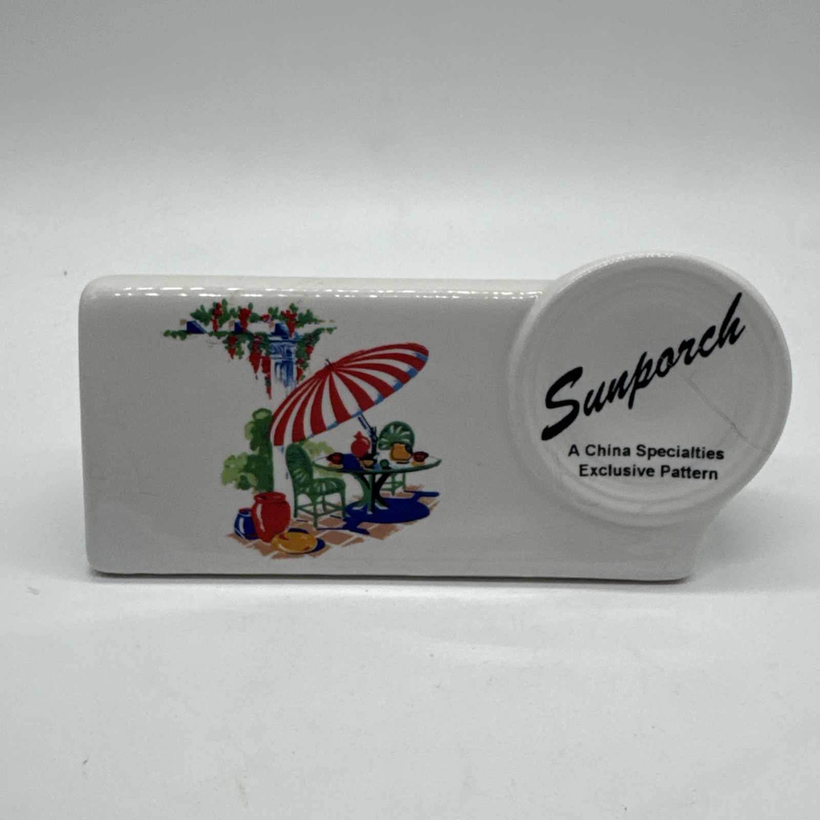 Fiesta Sunporch Shelf Sign RARE 🏖️