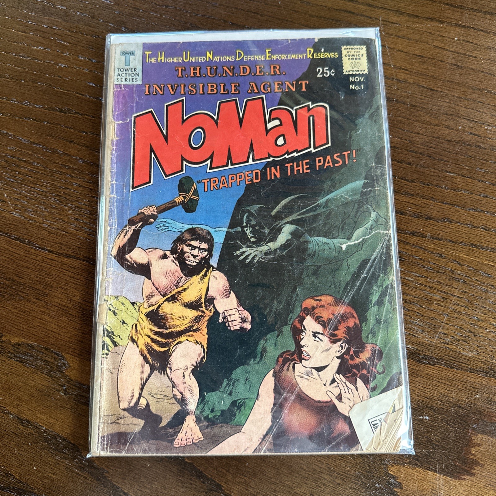 NoMan #1, Trapped In The Past Comic