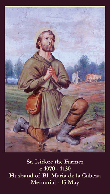 St. Isidore Prayer Card, 10-pack, with Two Free Bonus Cards St. Isidore Prayer Card, 10-pack, with Two Free Bonus Cards