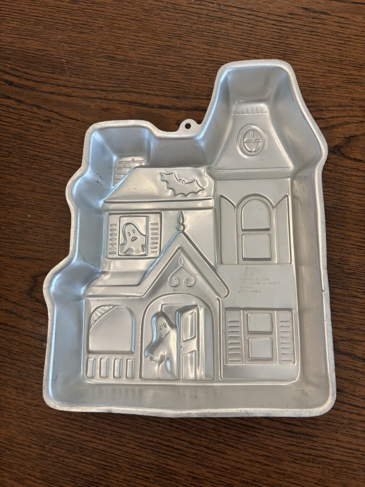 Vintage 1983 Wilton Cake Mold Pan #502-2464 - Haunted House, Halloween GUC