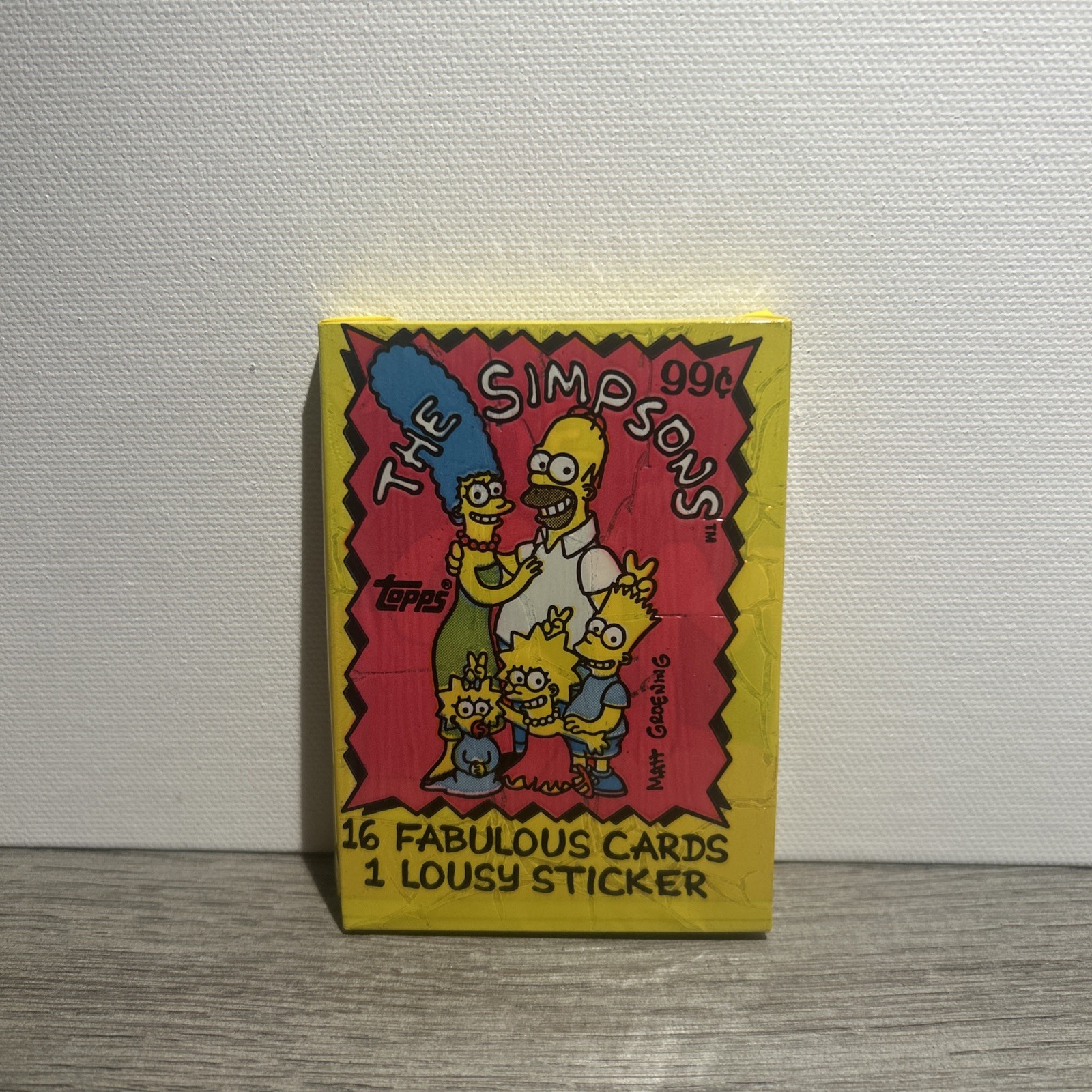 The Simpsons 1990 Topps Trading 16 Fabulous Cards  Wax Packs NEW Rare