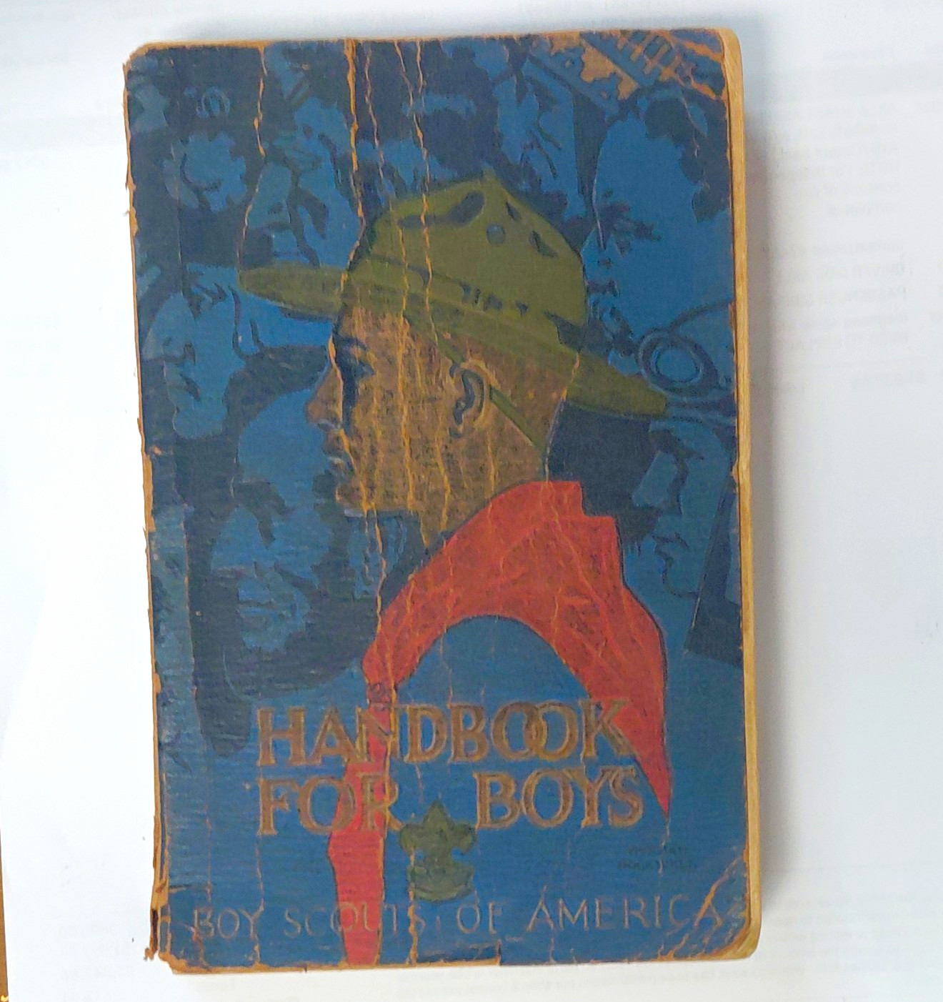 Boy Scouts of America Handbook for Boys 1916 Signed BSA Manual/Book