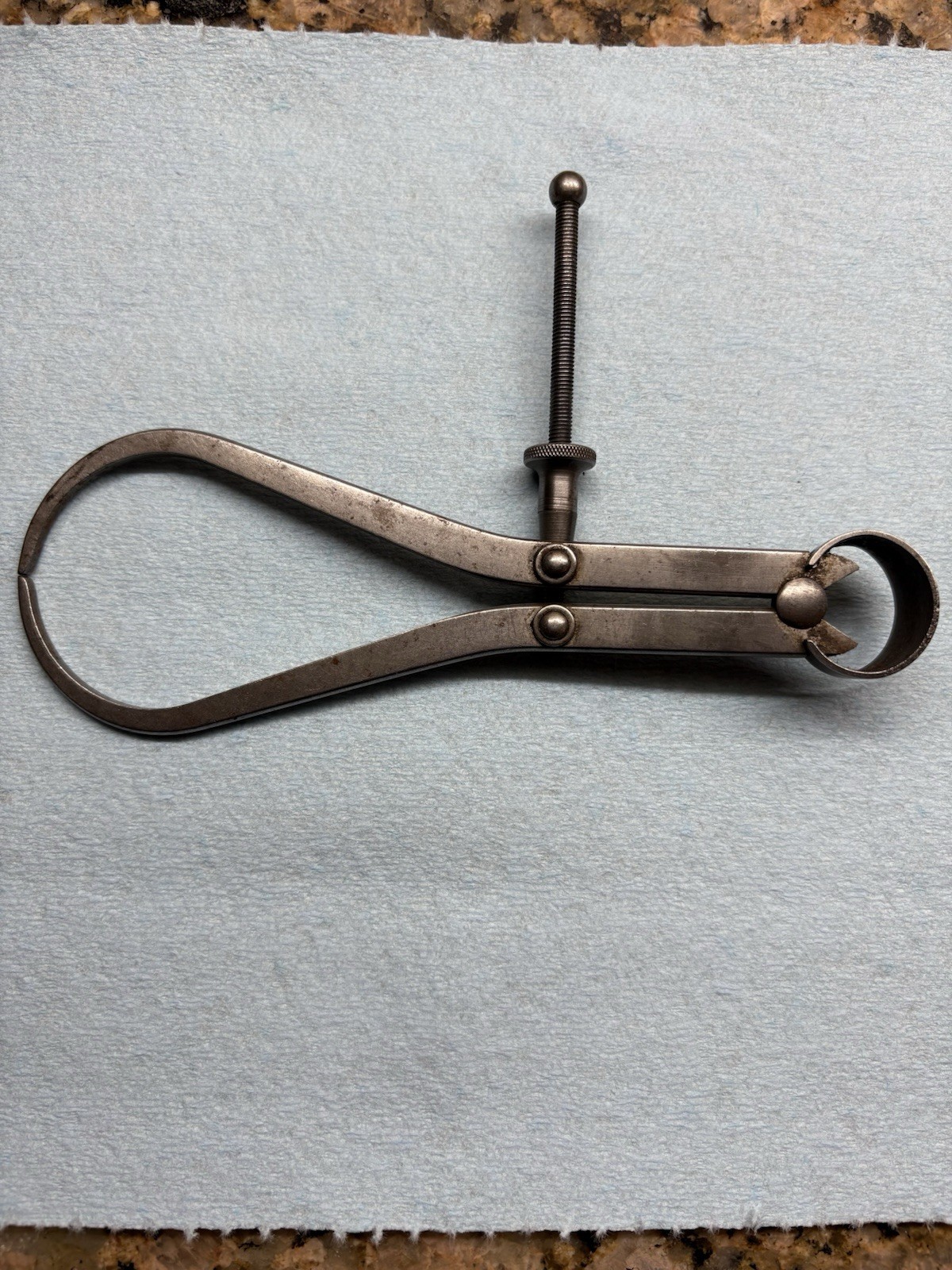 Vintage Goodell-Pratt Co. Greenfield Mass. Flat Leg Spring Outside Caliper USA
