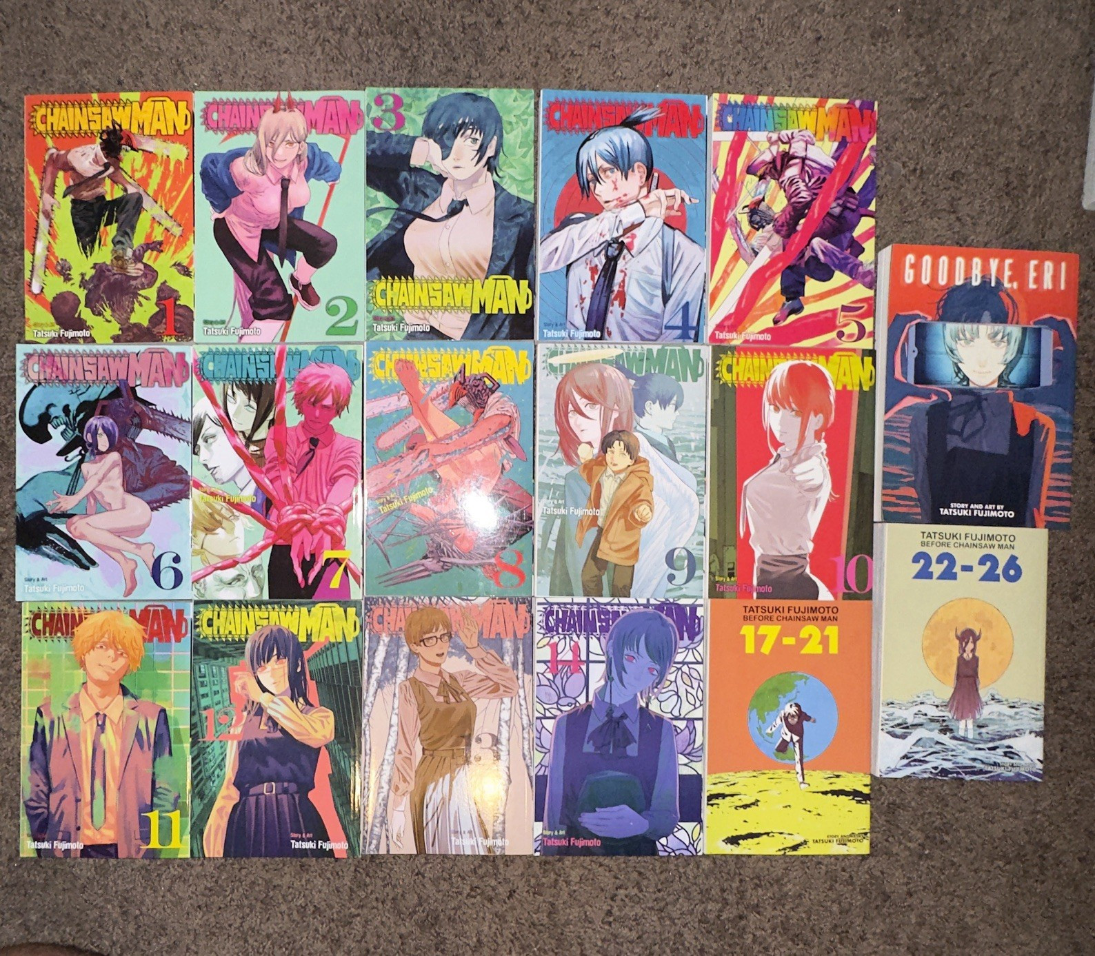 Chainsaw Man Vol 1-14 + Goodbye Eri + Before CSM 17-26