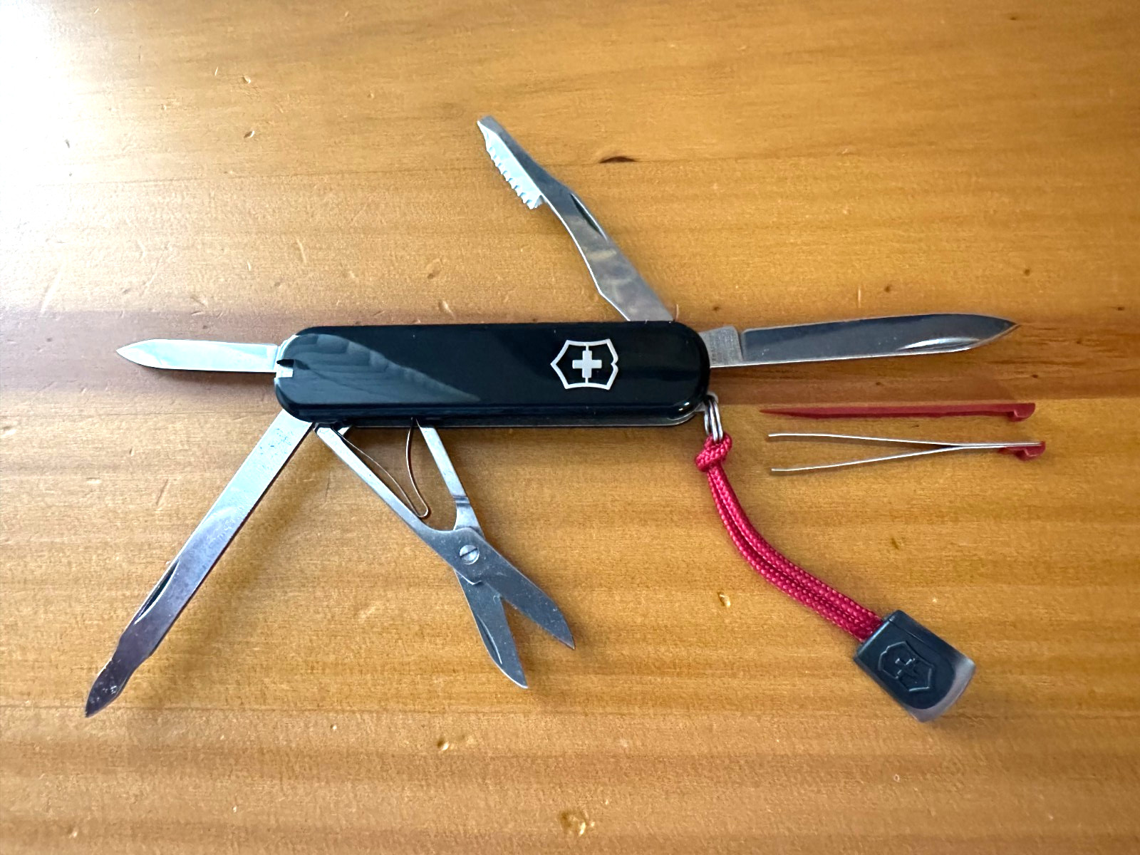 Victorinox Swiss Army Knife Executive SS Black w/Scissor Screw 1980s Rare 74mm Victorinox Swiss Army Knife Executive SS Black w/Scissor Screw 1980s Rare 74mm