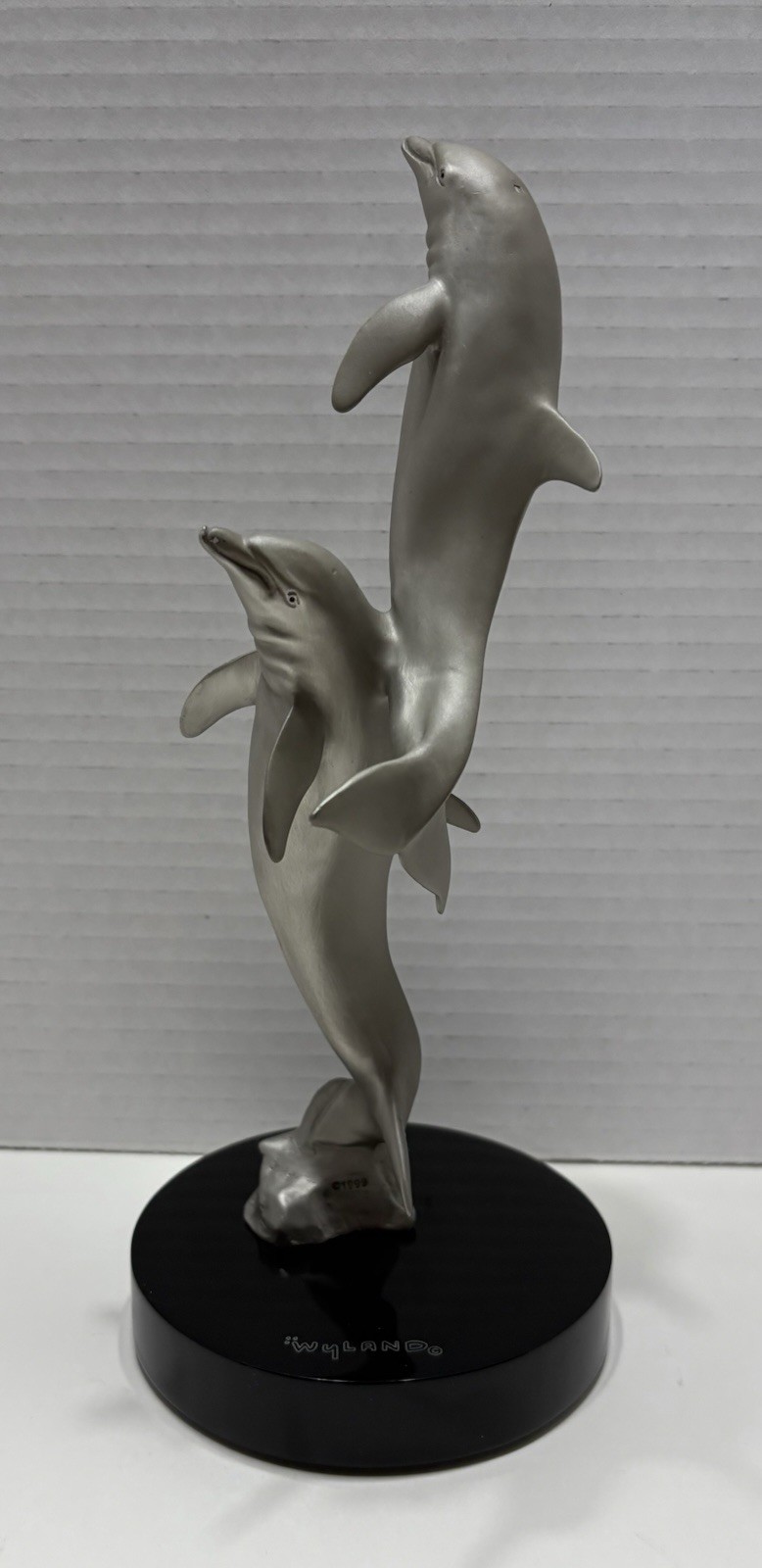 1999 Robert Wyland Bronze Sculpture “Double Dolphins” 172/950 Rare