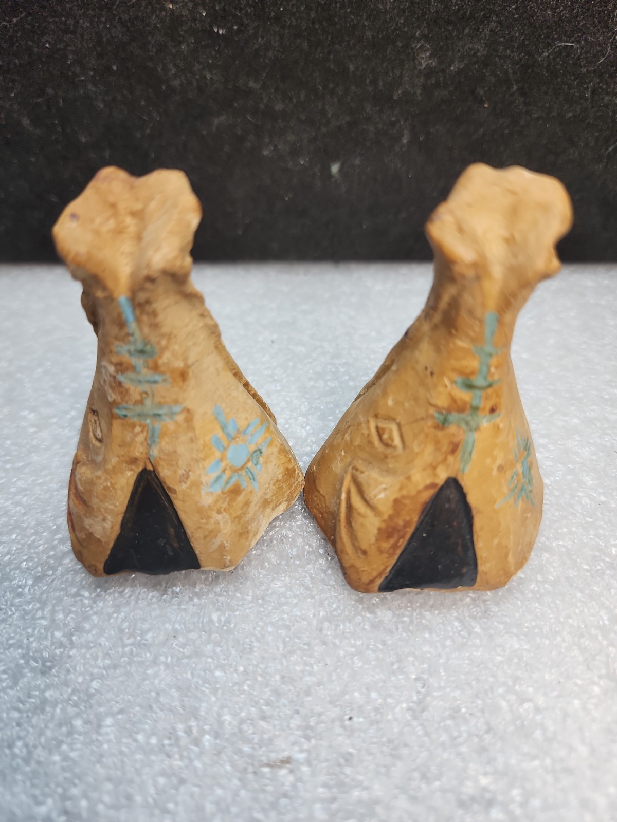Vintage Native American Salt Pepper Shakers Vintage Native American Salt Pepper Shakers