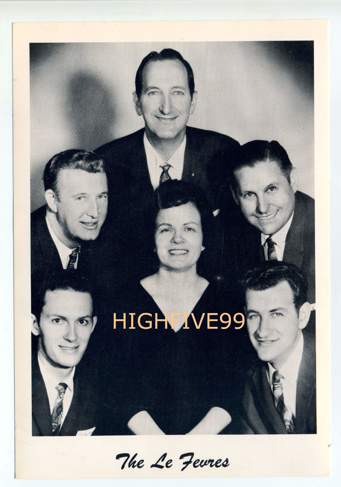 THE LE FEVRES Original in-Theater 1950's Publicity Photo Gospel Singers