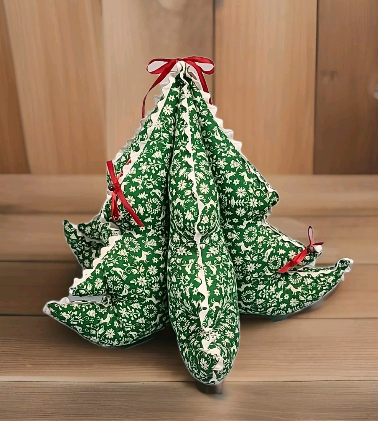 Fabric Christmas Tree Plush Big 15\ Fabric Christmas Tree Plush Big 15\