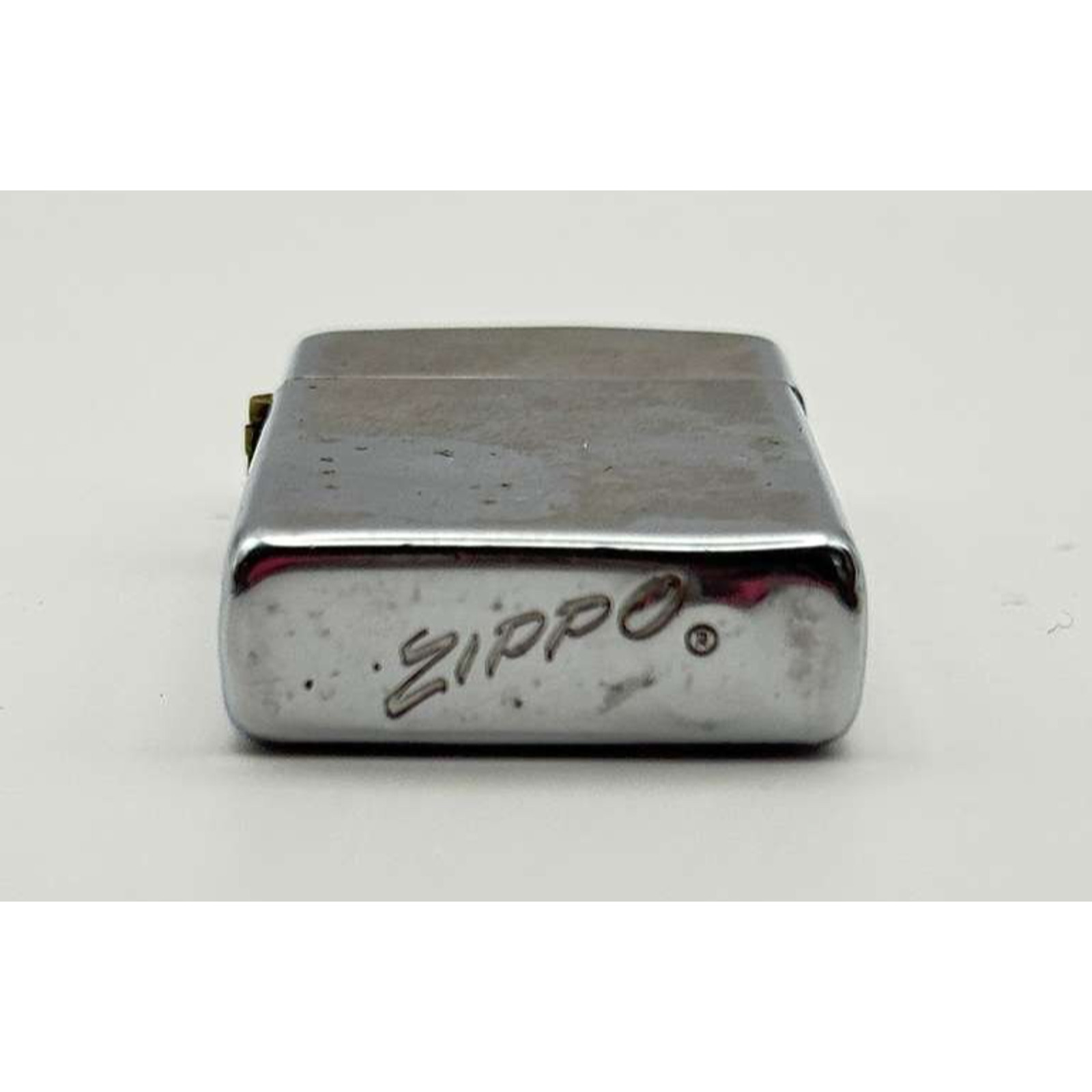 Vintage 1964 Zippo Slim Lighter Chrome Bradford PA Windproof Pocket Lighter USA