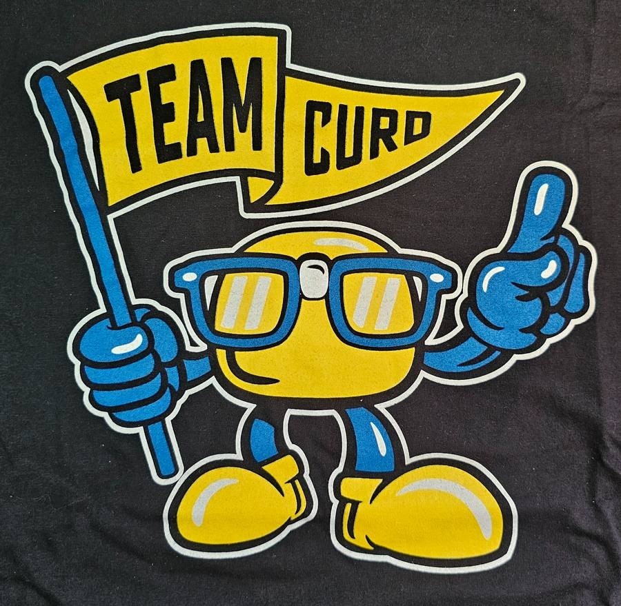 Culver\'s CHEESE CURDS - TEAM CURD - NERD CREW Tee Shirt - New - Size Small