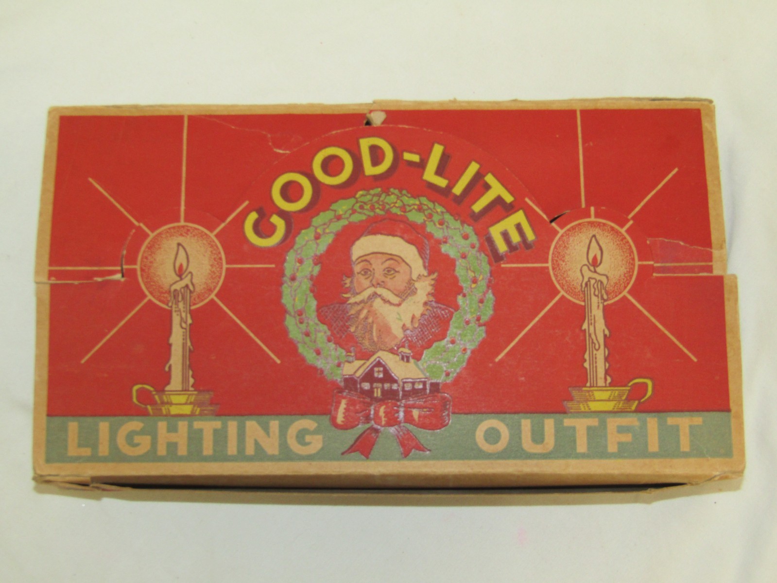 Good Lite C6 GE Mazda Box Christmas Light Antique Tested Non-Working 1930\'s