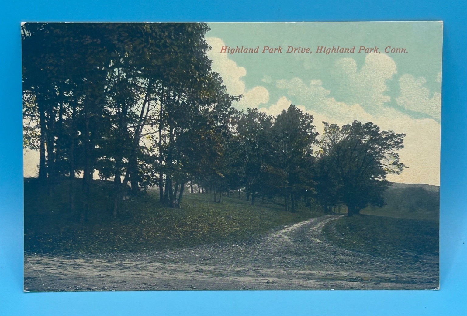 Highland Park Drive Connecticut Vintage Postcard Aug Schmelzer Co Meriden Highland Park Drive Connecticut Vintage Postcard Aug Schmelzer Co Meriden