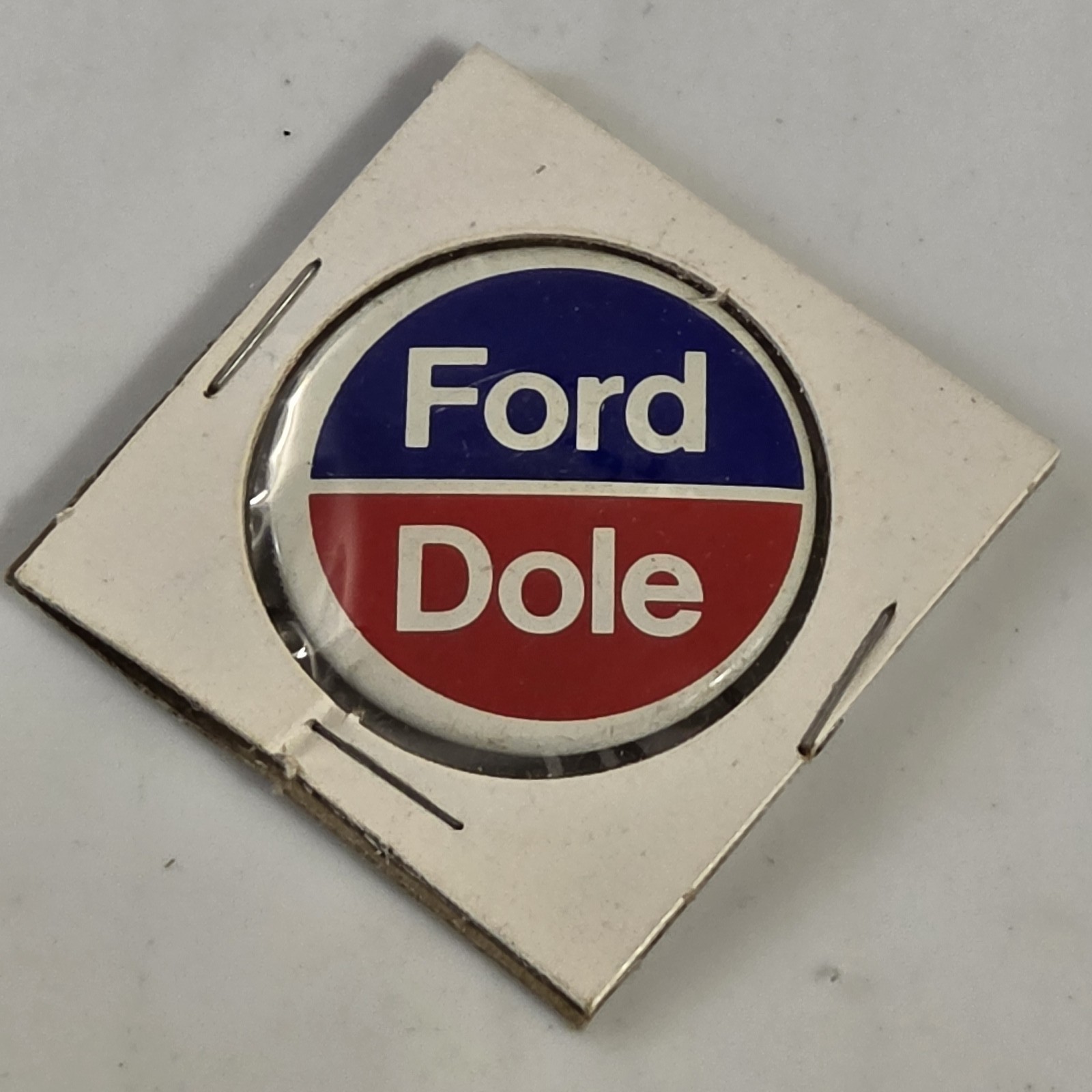 Vintage 1976 Ford Dole Presidential Campaign Pinback Button Political Election Vintage 1976 Ford Dole Presidential Campaign Pinback Button Political Election