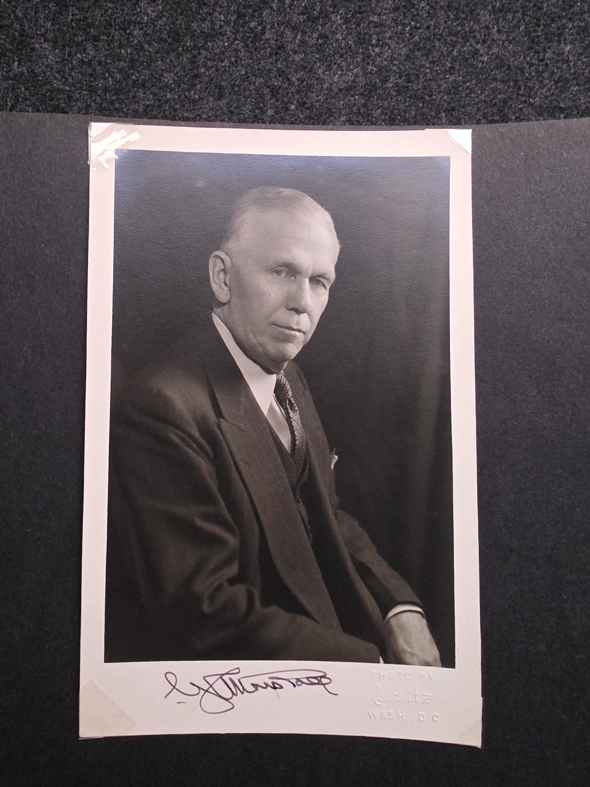Rare George Marshall Signed Photograph – Military & Historical Memorabilia Signe