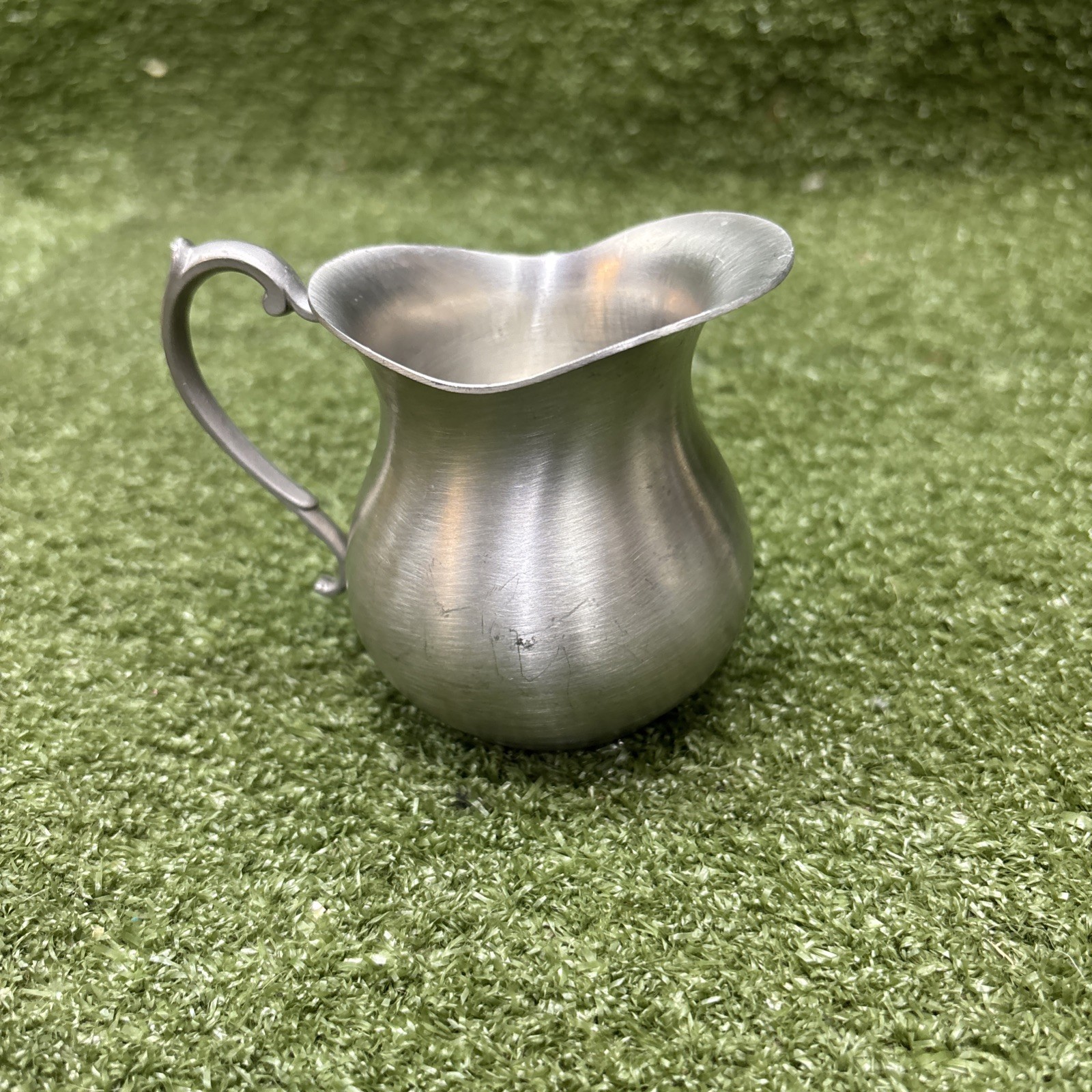 Vintage Pewter Creamer Marked “Pewter Web 1137” 