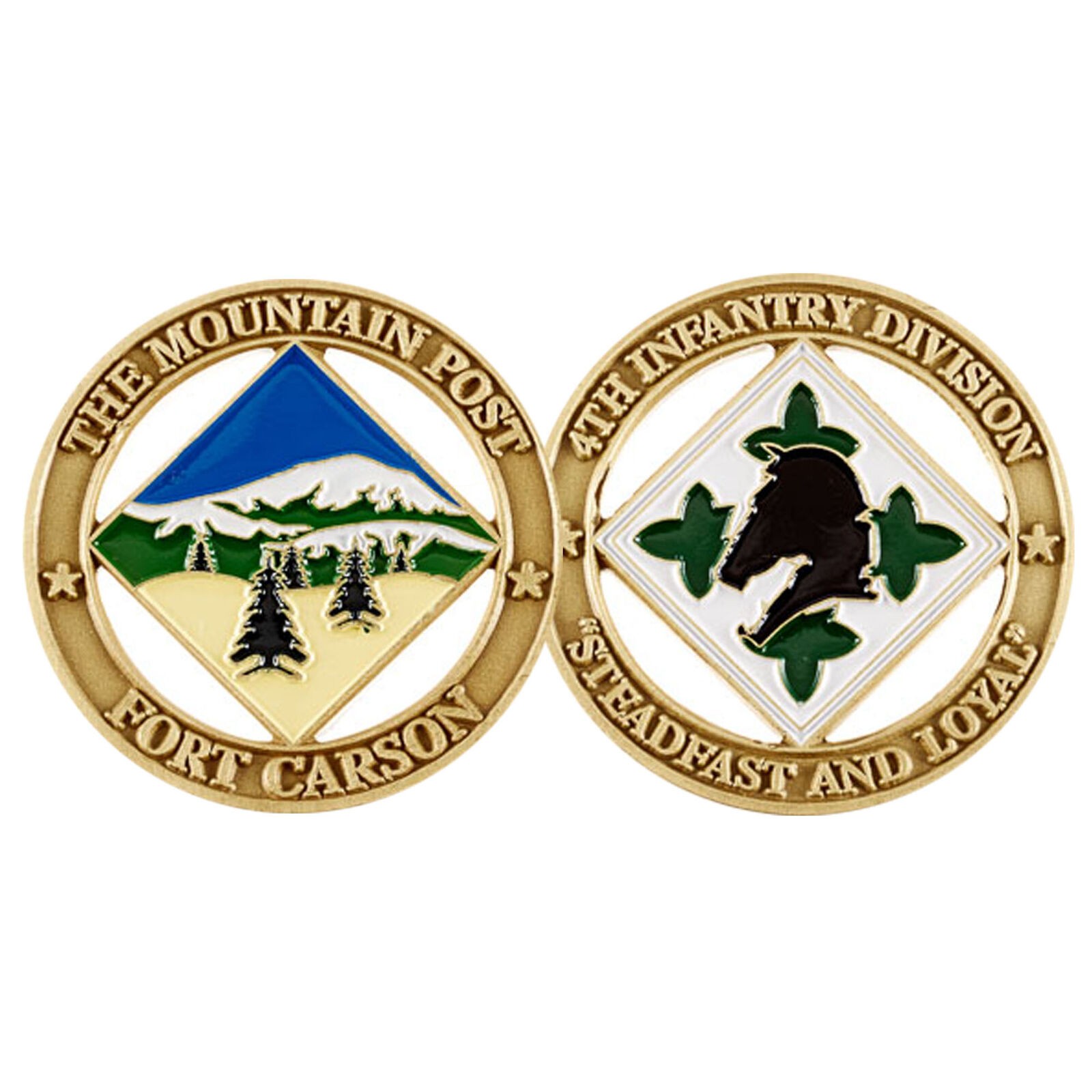 FORT CARSON 4TH ID COIN