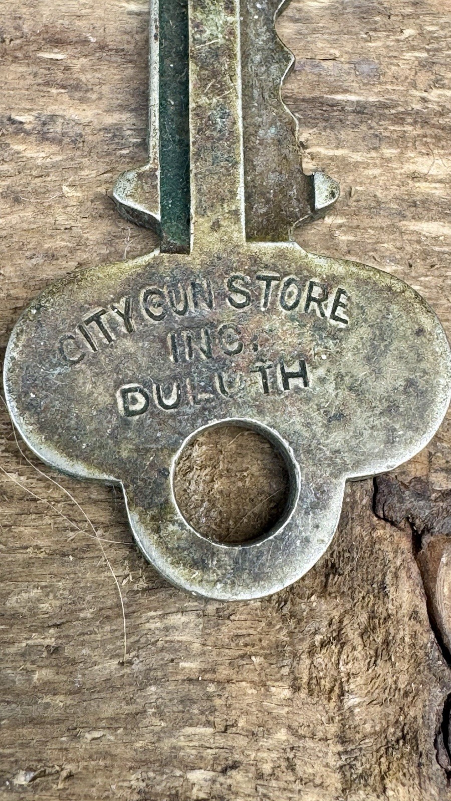 RARE City Gun Store Duluth MN Advertising Key Antique Sporting Goods Relic RARE City Gun Store Duluth MN Advertising Key Antique Sporting Goods Relic