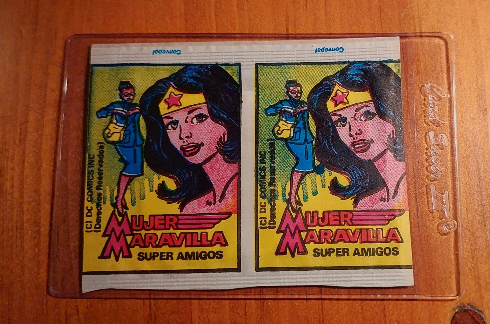 1986 REYAUCA SUPER AMIGOS MARVEL DC COMICS UNOPENED STICKER PACK - VENEZUELA  