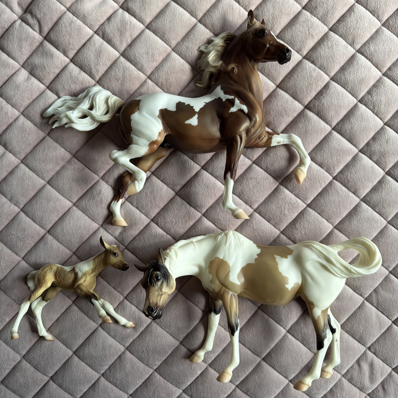 BREYER Horse JCP JC Penney Pinto Arabian Family Huckleberry Bey Susecion LeFire BREYER Horse JCP JC Penney Pinto Arabian Family Huckleberry Bey Susecion LeFire