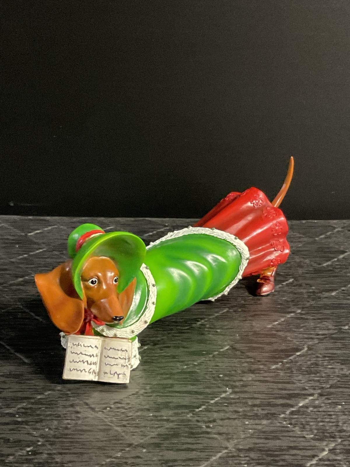 Westland Hot Diggity Dog 16446 Caroler Weiner Dachshund
