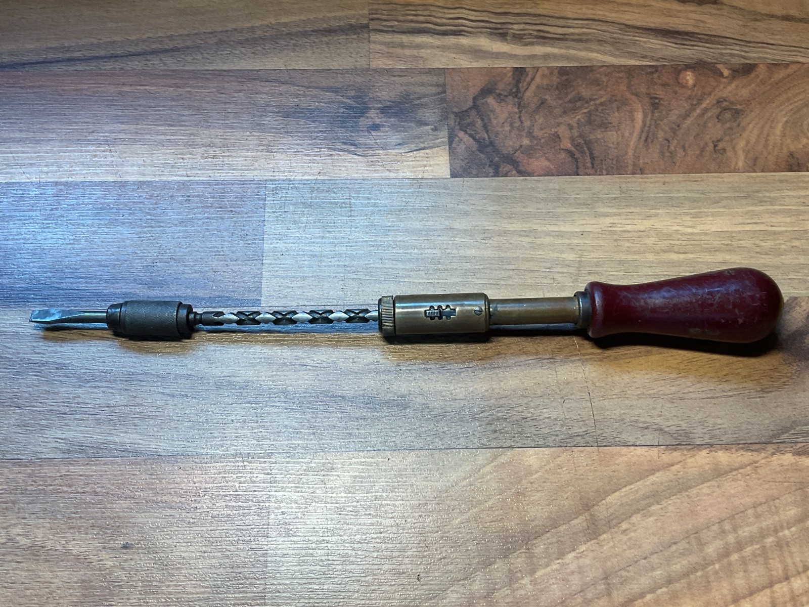 Vintage Stanley Yankee Spiral Ratcheting Screwdriver No. 135 Push Drill + 1 Bit Vintage Stanley Yankee Spiral Ratcheting Screwdriver No. 135 Push Drill + 1 Bit