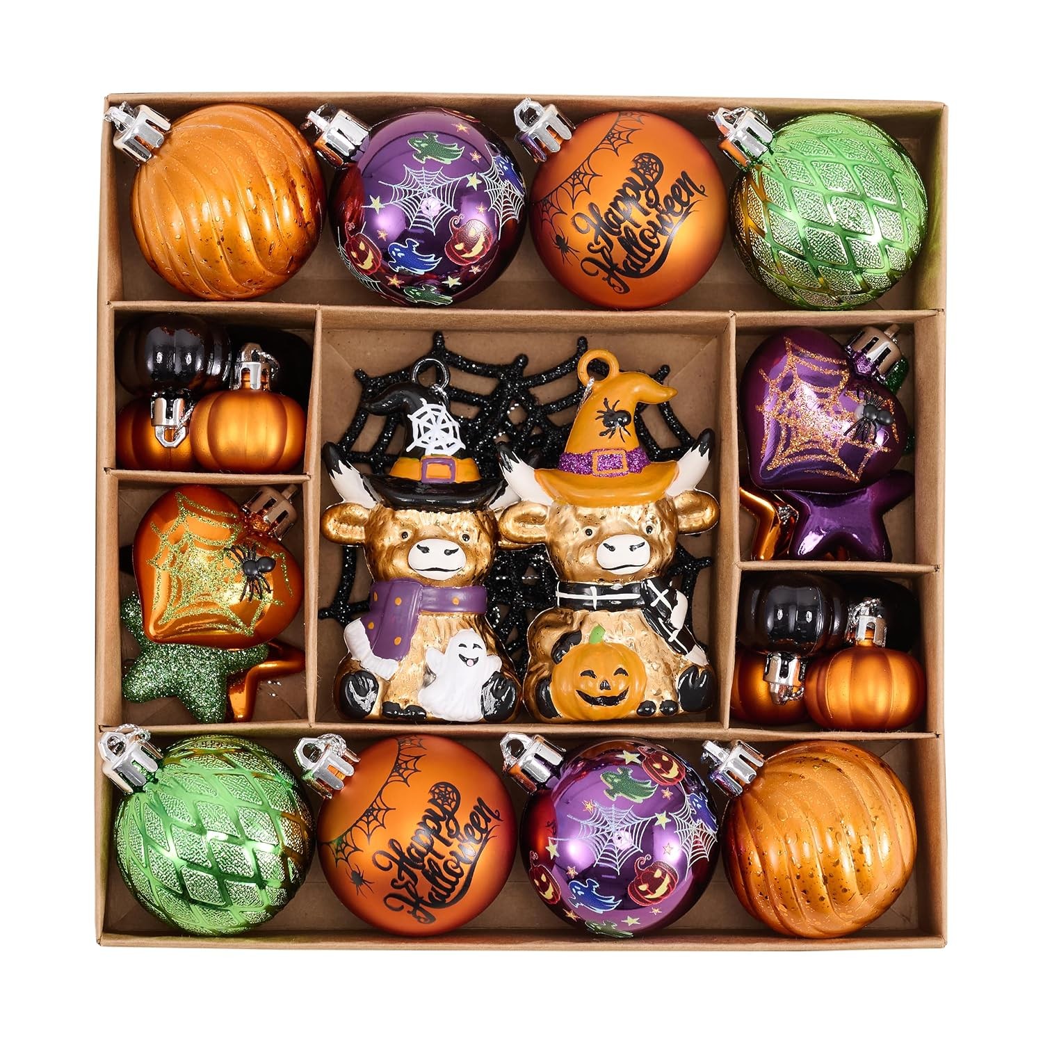 Valery Madelyn 30ct Halloween Ornaments Shatterproof Fall Tree Decorations