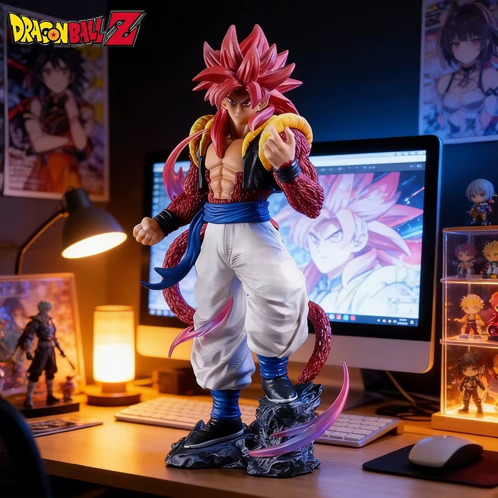 25cm Anime Dragon Ball Z Figure Super Saiyan 4 Gogeta Action Figures PVC Statue