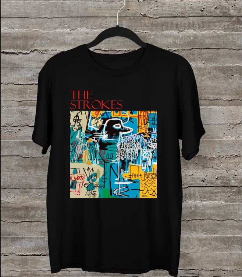 Retro The Strokes Band Cotton  All Size Shirt P57.226