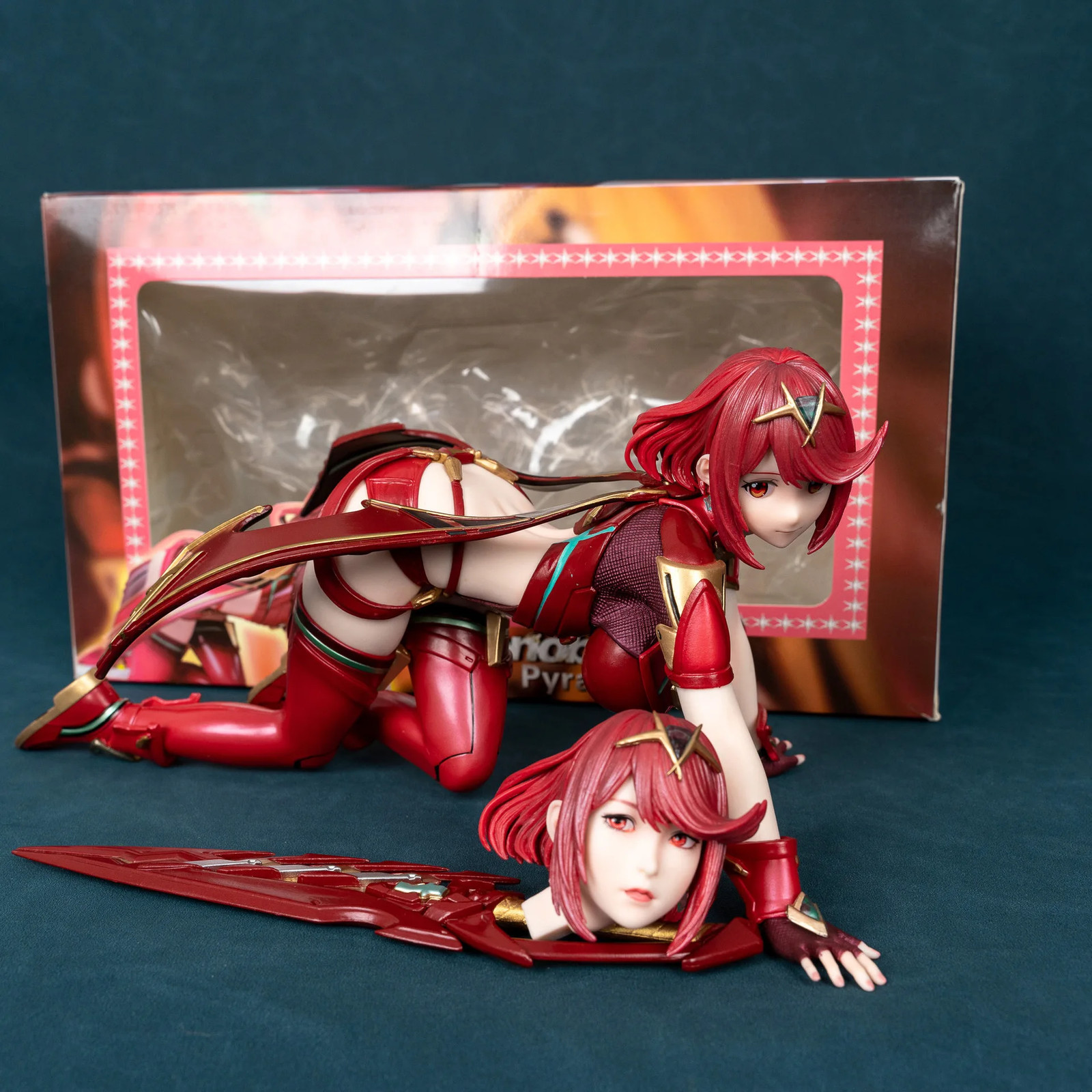 Xenoblade Chronicles 2 Pyra Homura 1/4 PVC Anime Girl GK Statue New Collectible Xenoblade Chronicles 2 Pyra Homura 1/4 PVC Anime Girl GK Statue New Collectible