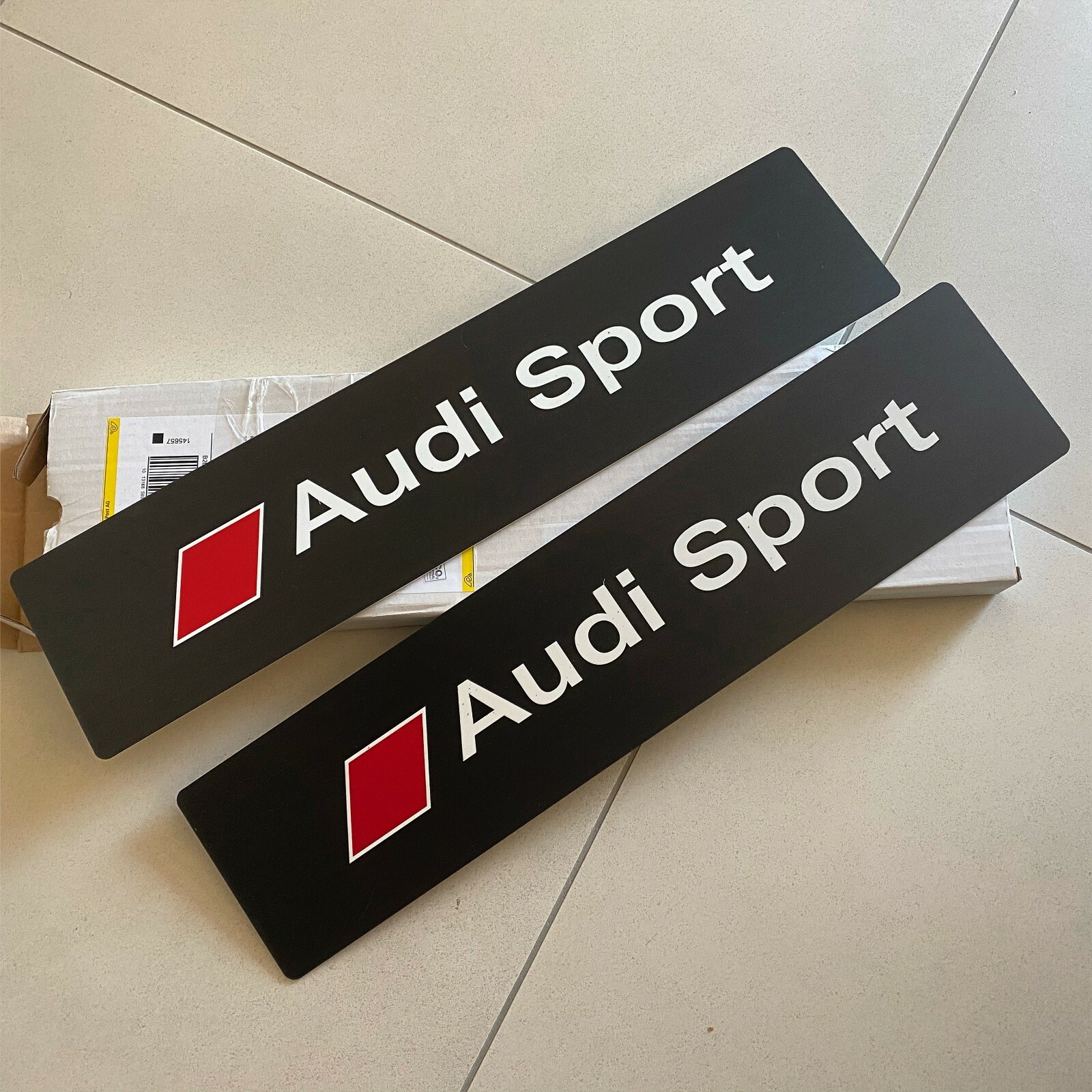 2 pcs Audi Sport license plate Christmas gift Quattro RS RS3 RS4 RS6 Vossen 2 pcs Audi Sport license plate Christmas gift Quattro RS RS3 RS4 RS6 Vossen
