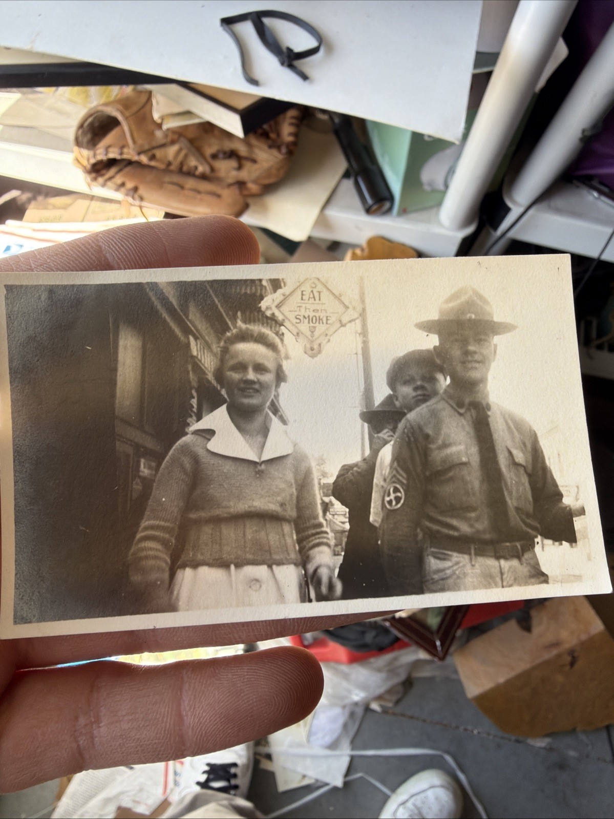 WWI Pershing Crosses Rhine War Savings Stamps Propaganda Negative Photo Lot See