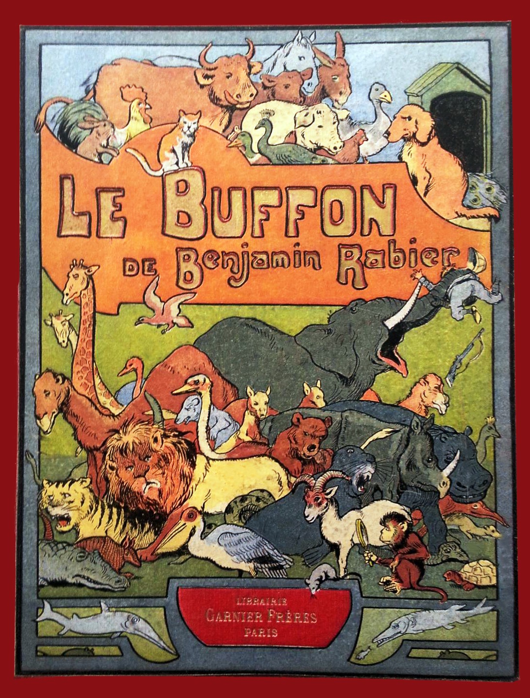 🦁 Le Buffon de Benjamin Rabier Poster - 24x36” Art Nouveau