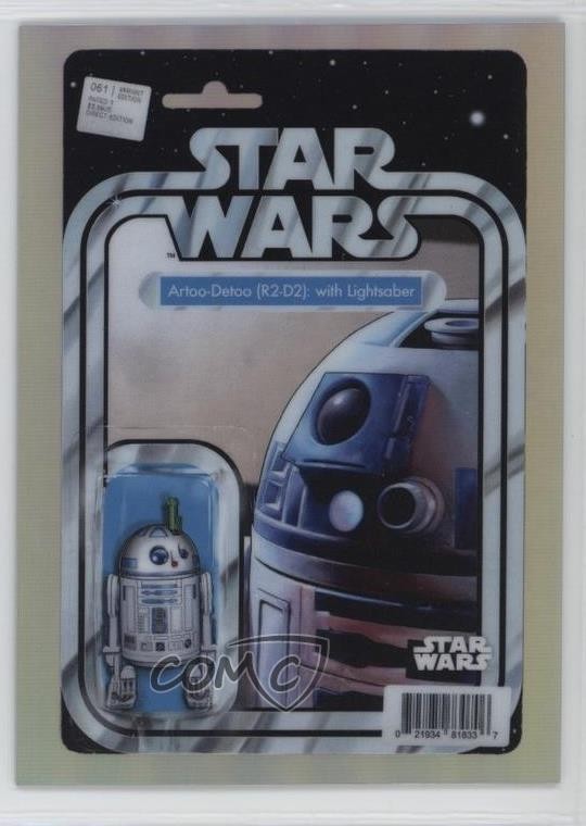 2025 Topps Chrome Star Wars ComicFractor R2-D2 Artoo-Detoo #VC-9 12bg