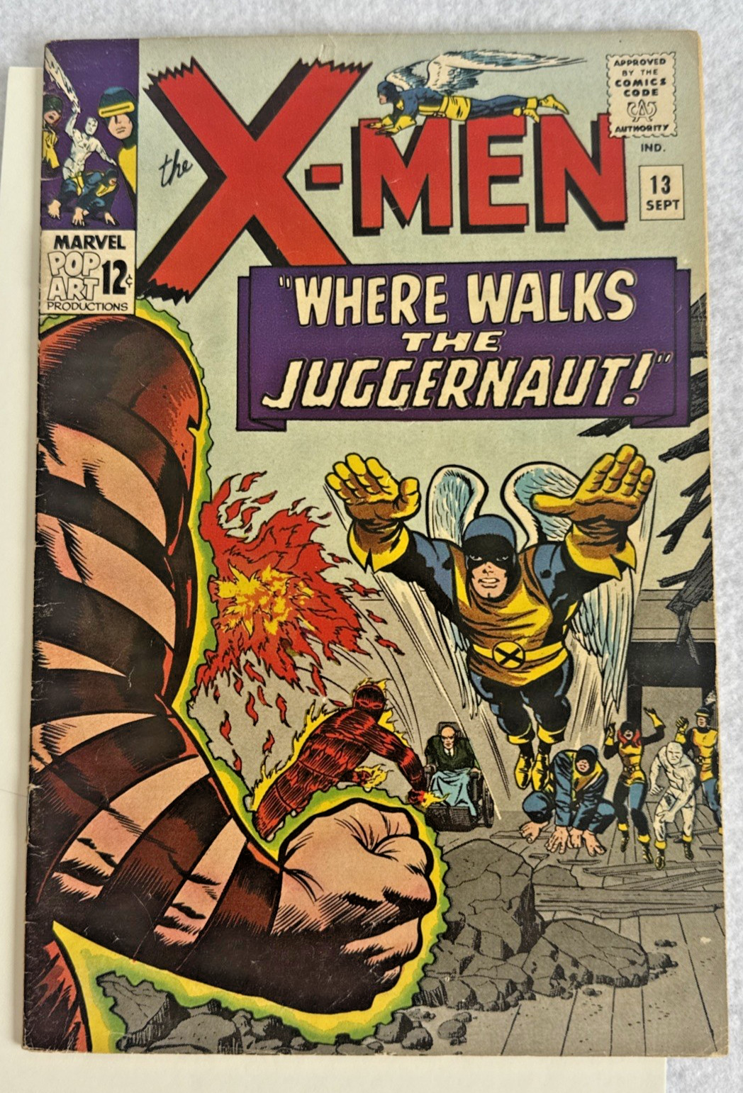 Marvel The X-Men #13 Sept 1965 Where Walks The Juggernaut Silver Age Comic