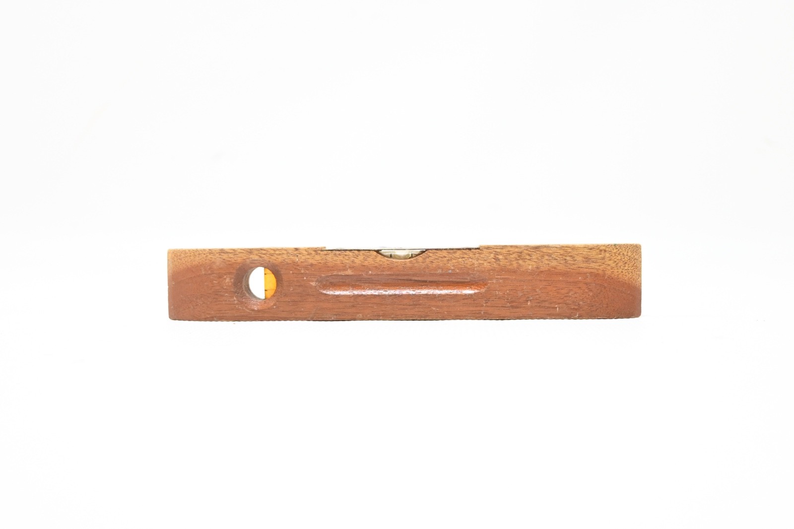 Vintage Palco 9 Inch Wood Wooden Torpedo Plumb and Level, Two Bubbles