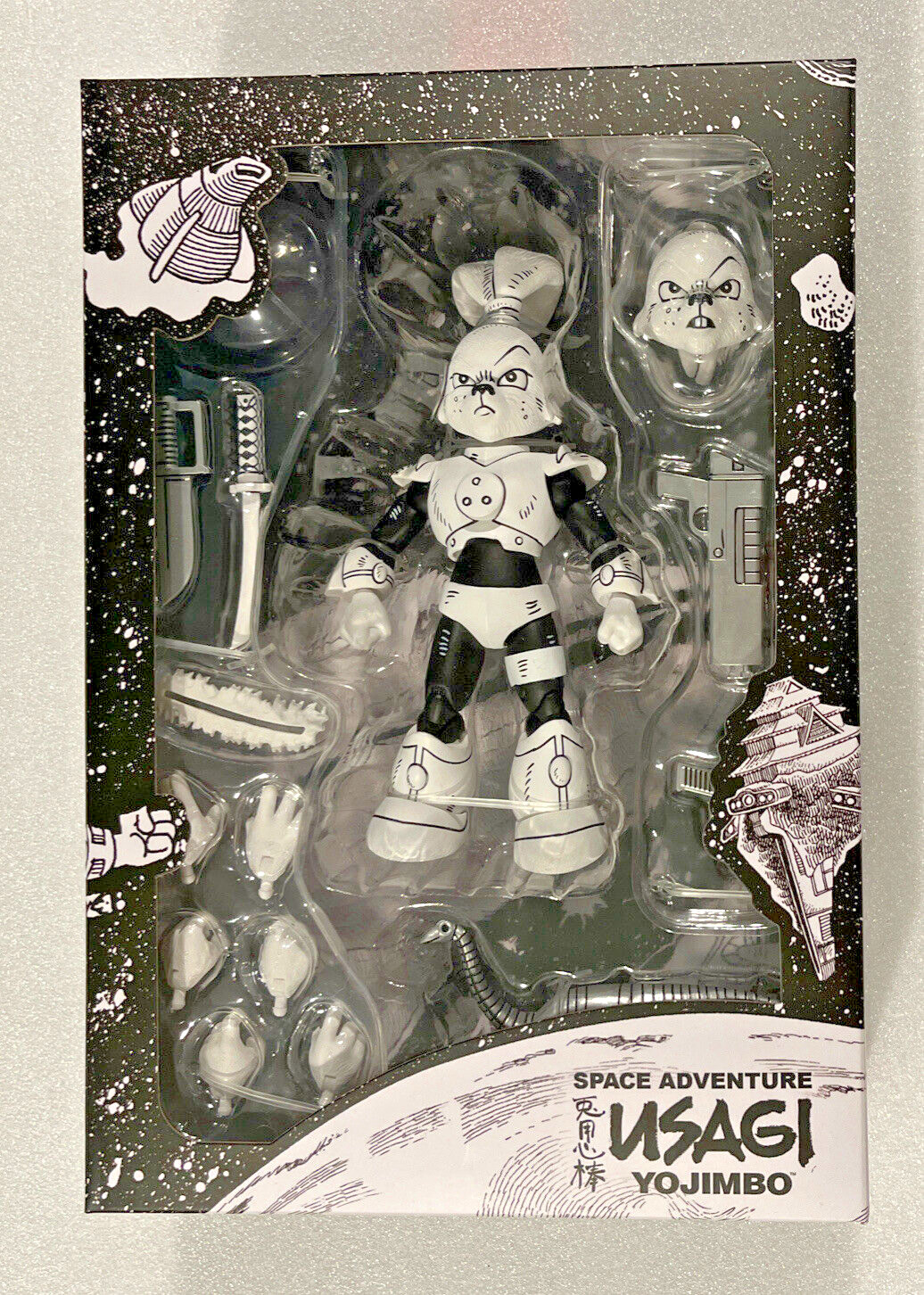 Space Adventure Usagi Yojimbo B&W 7\