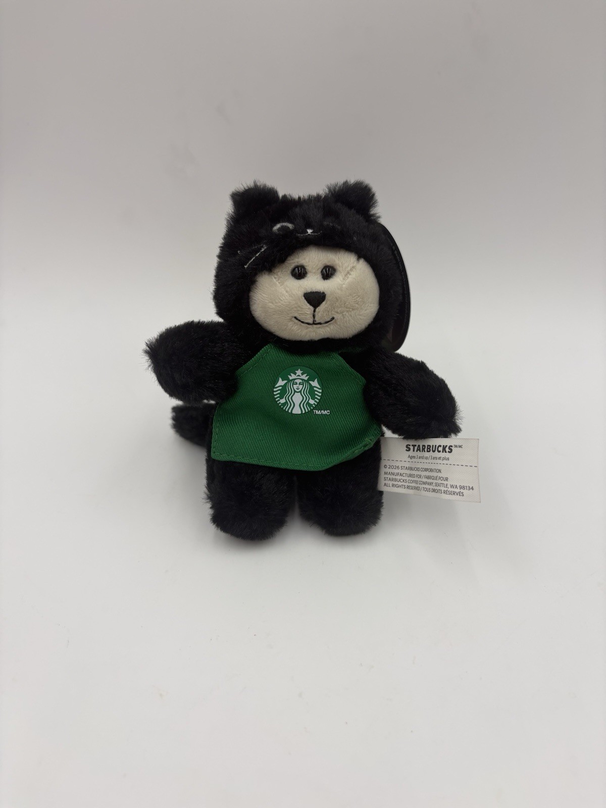 Starbucks Halloween 2026 Black Cat Bearista Plush Keychain Bag Charm NWT Limited Starbucks Halloween 2026 Black Cat Bearista Plush Keychain Bag Charm NWT Limited