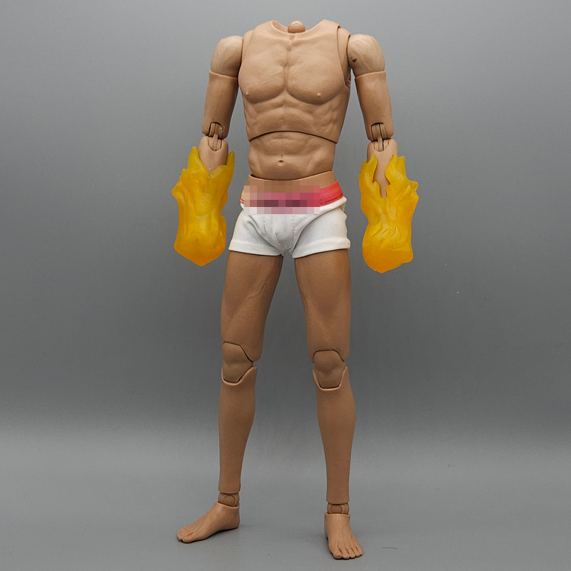 1Pcs 1/6 Scale Flaming Fist Enchanted Flame Model for 12\'\'action Figure