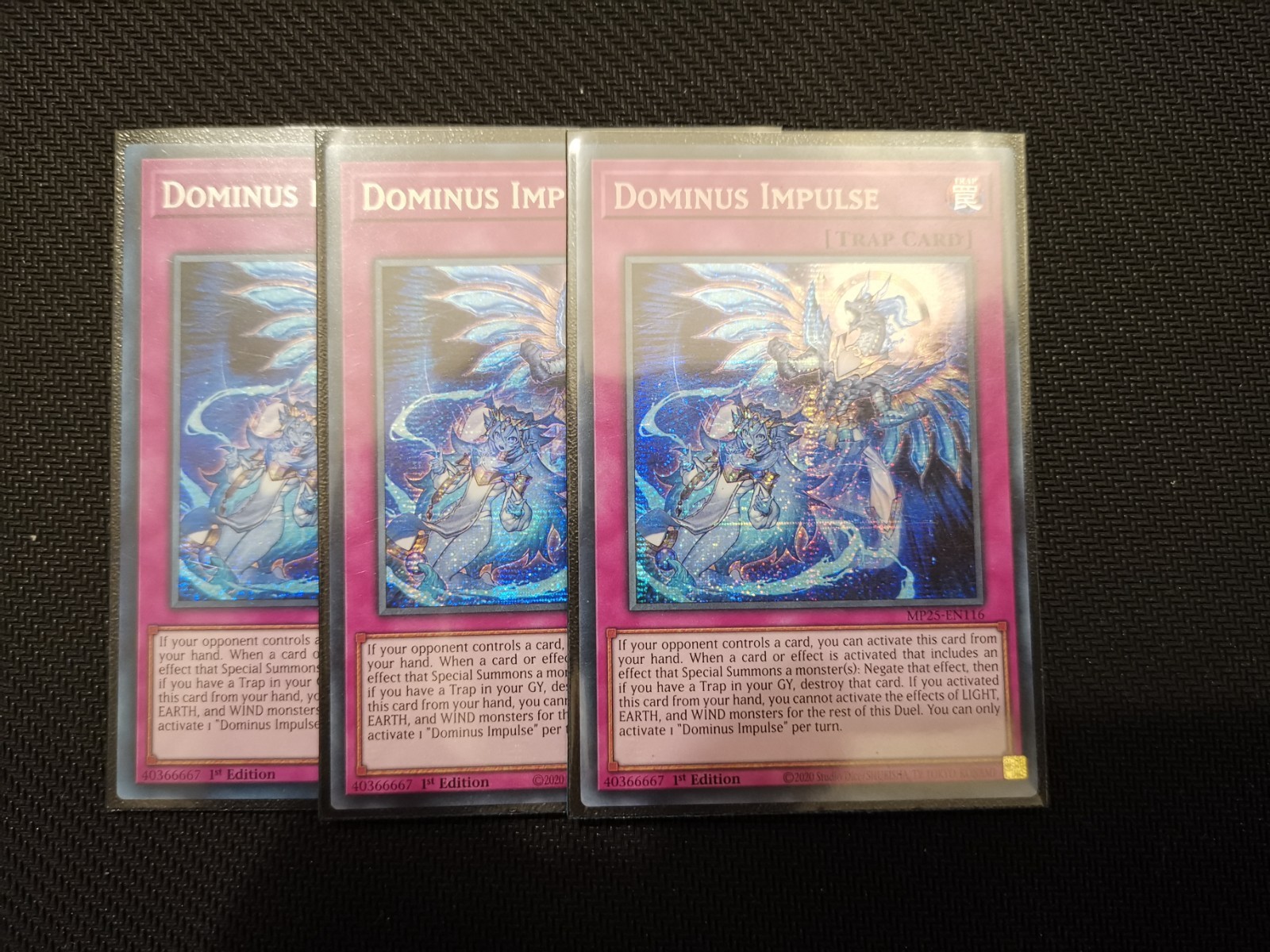 MP25-EN116 Dominus Impulse : Prismatic Secret Rare Card : 1st Edition YuGiOh