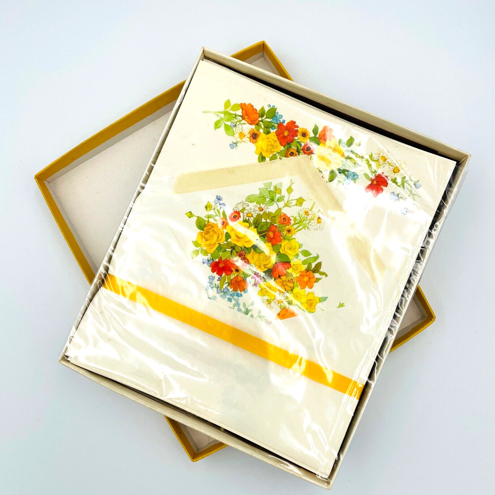 VTG (1970s/early 80s) Hallmark Boxed Letter Stationery (24 sheets) Floral