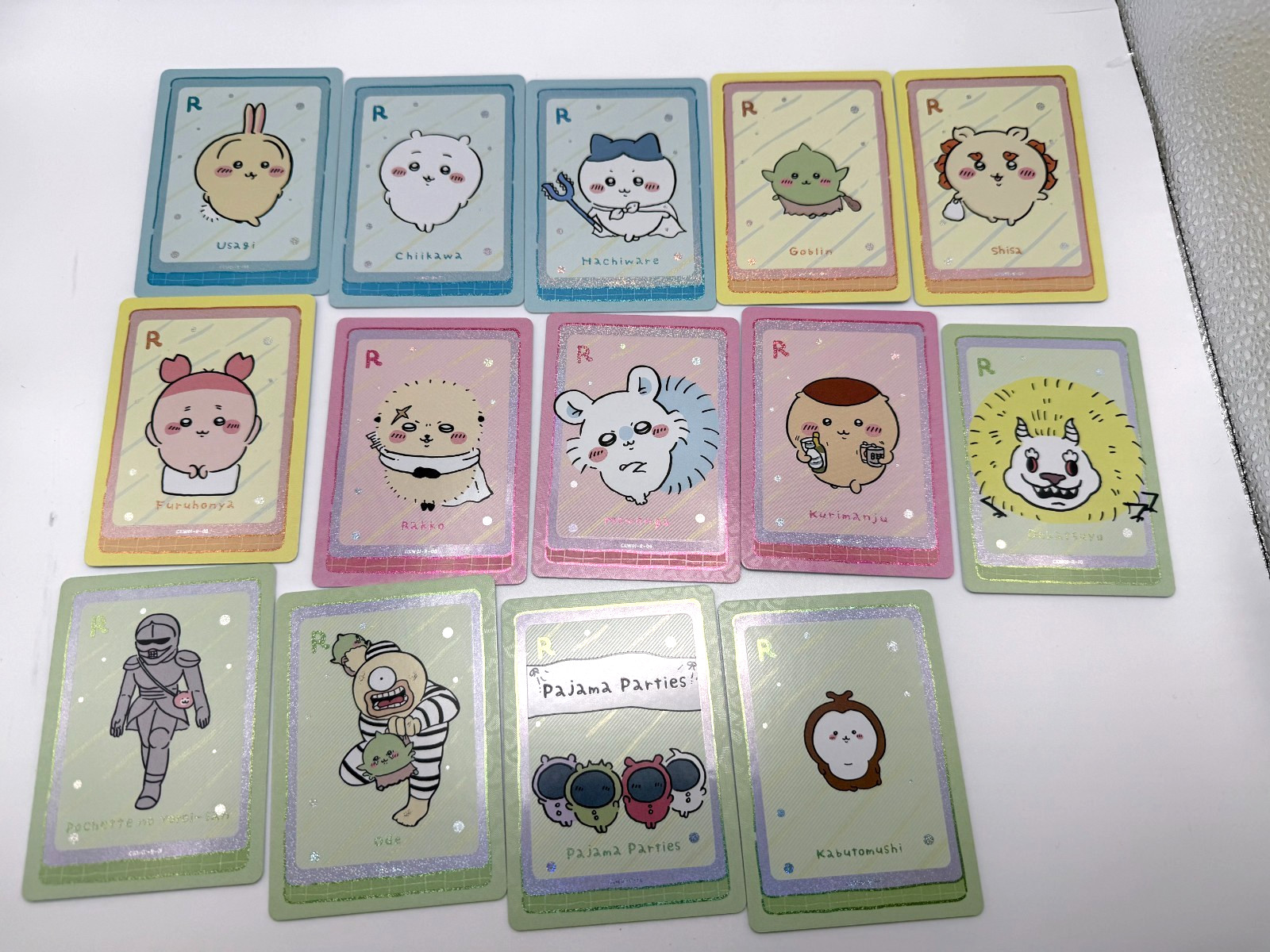KABAO Official Chiikawa Trading Cards 30 Cards Bulk Lot UR SR R Holo