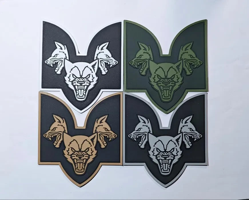 chevron Da Vinci\'s Wolves, Wolves 4 pcs💛💙