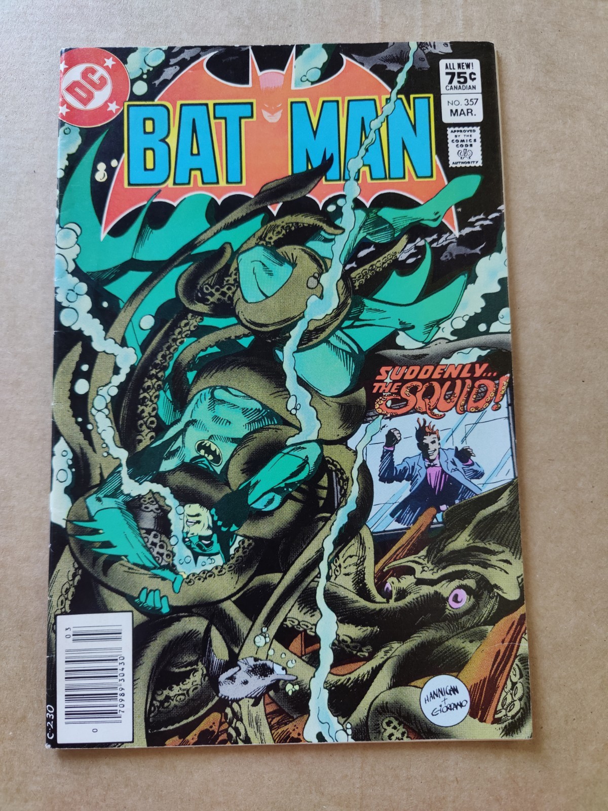 Batman #357 FN/VF Canadian Price Variant 1st Jason Todd Cameo Killer Croc 1983