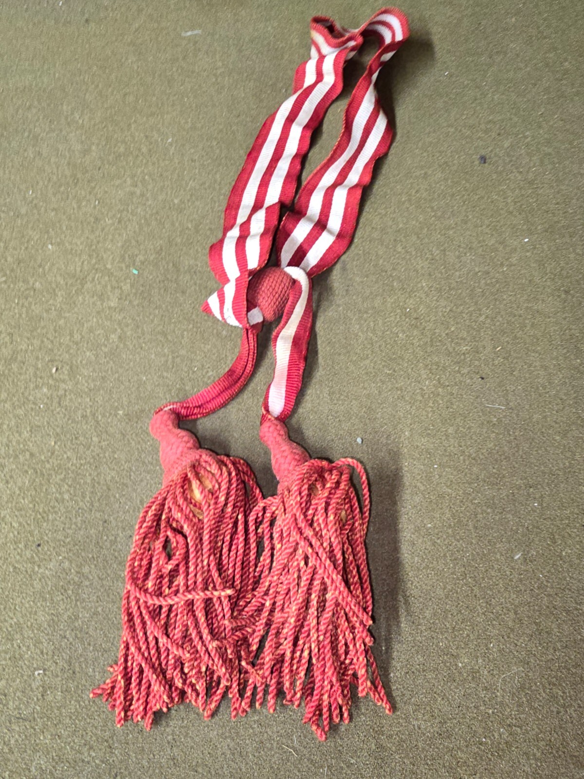 WWII Japanese Officer Uniform Sash.