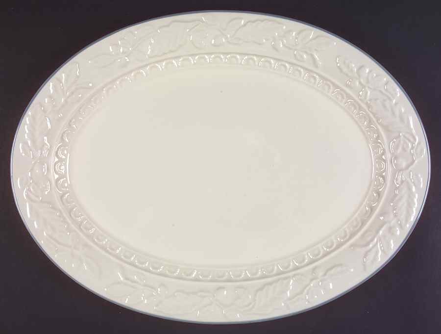 Pfaltzgraff Juniper Embossed Oval Serving Platter 6059536